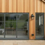 Origin aluminium window and door installation in London home